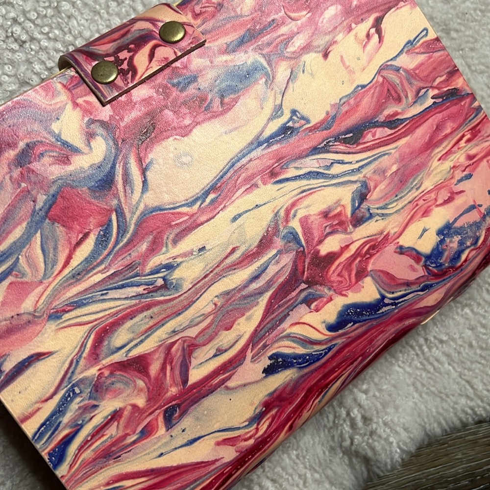 Hand Crafted OOAK Unique Vintage Leather Journal With Antique Deckle Edge Paper - Picture 10 of 15